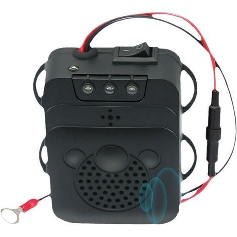 Répulsif Ultrason pour Voiture, Électronique Dissuasion Répulsif Anti-Fouine de Rat avec Lampes Stroboscopiques à Del pour Voiture, Grange, Cuisine (1/4)