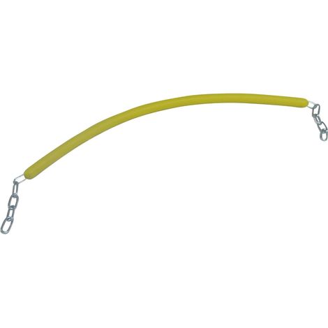 Rubber Coated Stable Stall Chain (Yellow Plain End Horse Door Guard)