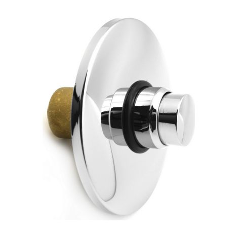 Robinet de douche a' bouton-poussoir temporise' encastrable 1/2 en laiton chrome'