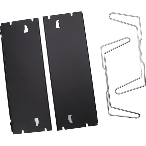 Table pliante d'extérieur en alliage d'aluminium et acier inoxydable noir, table de pique-nique portable pour le camping, les voyages et la montagne (1/5)