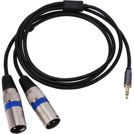 Câble d'extension multifonction jack mâle vers double XLR 6,35/3,5 mm (1/5)