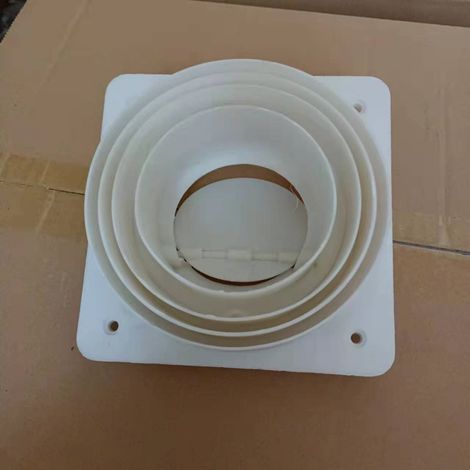 Clapet anti-retour en silicone pour conduit d'évacuation de salle de bain, clapet anti-retour, dispositif anti-fumée et anti-odeurs, sortie d'air, accessoires pour hotte aspirante