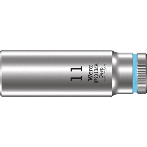 Wera 8790 HMA Deep Steckschlüsseleinsatz mit 1/4"-Antrieb, 11 x 50 mm (1/5)