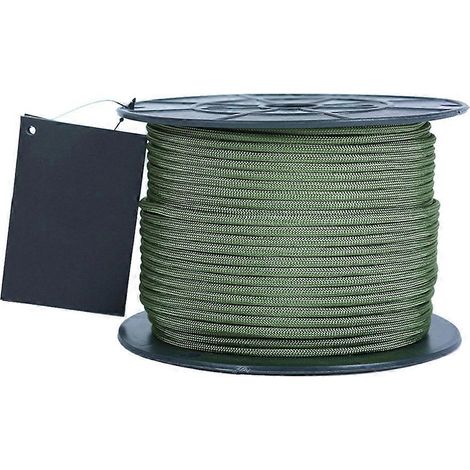 Corde d'escalade antidérapante, ligne de vie portable, cordon de sécurité pour randonnée et activités de plein air, bleue