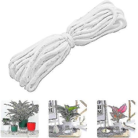 Système d'arrosage DIY par mèche en coton 10 m - irrigation goutte à goutte pour vacances (1/4)