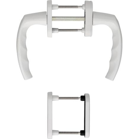 HOPPE® Fenstertürgriffgarnitur Atlanta 0530/66N/U26, Aluminium, 2266574 (1/2)