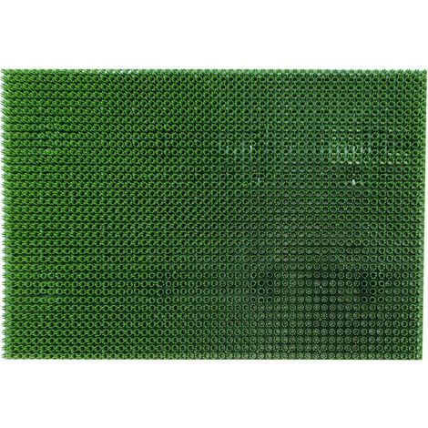 Siena Garden – Paillasson Tropic motif gazon – Plastique vert, 60 x 40 cm (1/5)