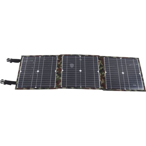 Panneau solaire pliable camouflage 18 V 36 W, économie d'énergie, matériau en silicium monocristallin, chargeur solaire portable pour camping-cars (1/5)