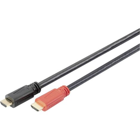 Digitus HDMI Cavo Spina HDMI-A, Spina HDMI-A 30.00 m Nero AK-330105-300-S contatti connettore dorati Cavo HDMI (1/5)
