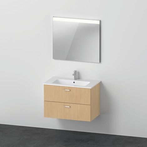 DURAVIT XB0071030300000 Meuble-lavabo avec WTU et miroir XBase 49
