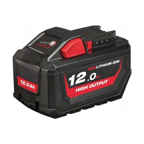 Batterie de remplacement Milwaukee M18 18V 12Ah Lithium-ion – Compatible avec outils M18 – Performance optimale pour bricolage - ION 48-11