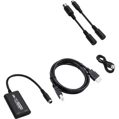 Convertisseur HDMI RGBS, convertisseur vidéo 16/9 4/3, accessoire pour consoles de jeux, compatible avec SEGA MD1 MD2 SNK (1/5)