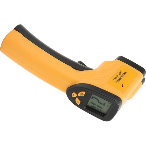 Digitales Infrarot-Thermometer, kontaktlos, 12:1, Handthermometer, -50 bis 550 °C (1/5)