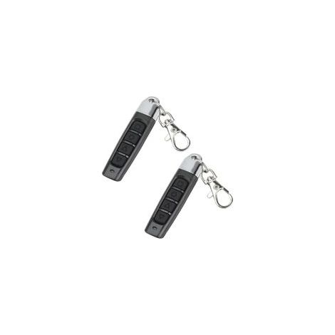 Pièces Telecommande Universelle Portail 433 MHz, Télécommande Porte de Garage Universelle avec 4 boutons et Fréquence Fixe, Duplicateur de Telecommande Portail Sans Fil pour Portes de Garage (1/5)