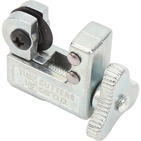 Coupe-tubes de 3 à 16 mm de diamètre, capacité de coupe optimisée, couleur argent, pour tubes en cuivre, aluminium et PVC. (1/5)