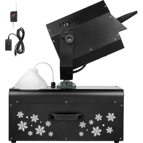 Mophorn-Schneemaschine, 2000 W, 5-l-Tank, Swing-Schneeerzeuger mit kabelgebundener und kabelloser Fernbedienung, hohe Leistung für Weihnachten, zum Erschaffen einer zauberhaften Schneewelt (1/5)