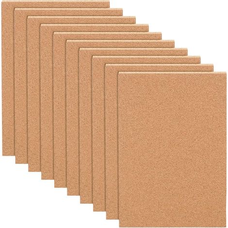 10 Feuilles de Liège 3mm - Panneaux Naturels 30x21cm - Isolation et Décoration Murale - Idéal Bricolage et École (1/5)