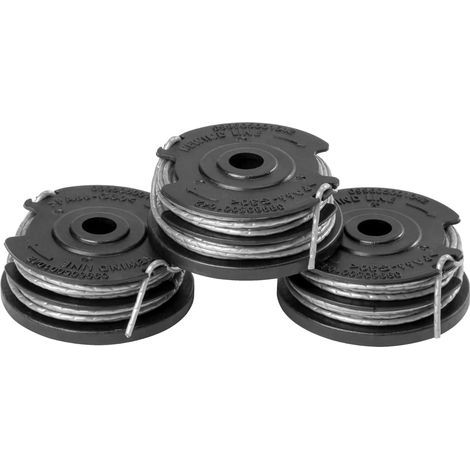 - Bobina a doppio filo - Accessorio per tagliabordi - Filo di nylon da 1,65 mm per decespugliatori da 40 V - Compatibile con G40lt G40ltk2 - Verde - 4,8 m per bobina (1/3)