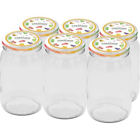 Sterilisierbare Behälter 1,5 l ø110 mm Packung à 6 – Das Praktische