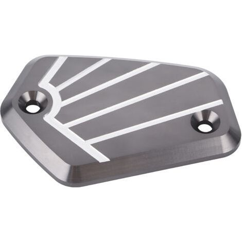 Protezione serbatoio liquido freno anteriore per moto, tappo serbatoio liquido freno anteriore, lega di alluminio, accessorio autorbike adatto per CB1000R 2019-2020 (Titanio) (1/4)
