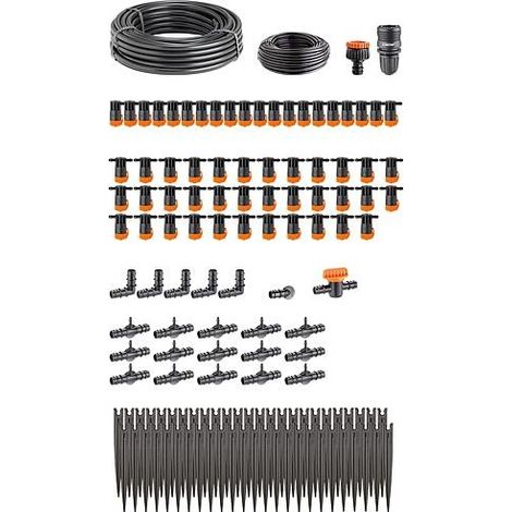 Kit d'arrosage goutte à goutte Ø1/2 pouce 126 pièces - Claber
