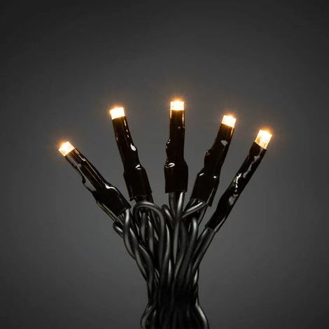 [NEUWERTIG] B-Ware Konstsmide Solar Lichterkette Lichtergirlande Led Außen Bernstein Solarbetrieben