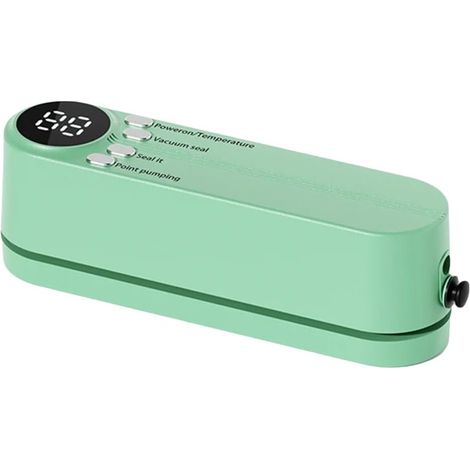 Mini machine de mise sous vide entièrement automatique, adaptée aux petits appareils ménagers, machine portable de scellage d'emballages alimentaires en plastique. (1/5)