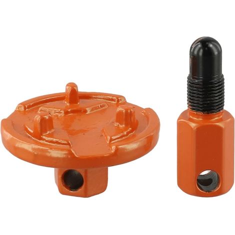 Outil de démontage d'embrayage de tronçonneuse 14 mm Clé d'écrou de volant d'inertie pour MS440 MS460 MS660 – pour bouchon de piston et kit d'extension pour réparation de moteur à 2 temps (1/5)