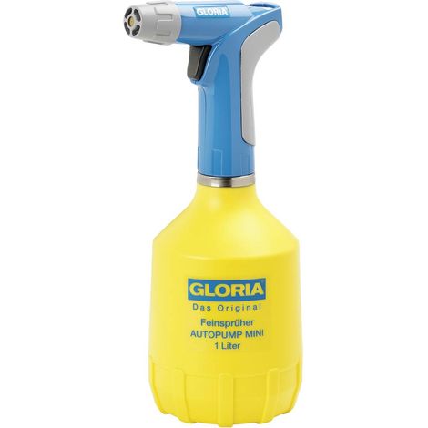 Gloria Haus und Garten 000950.0000 AutoPump Mini Pulvérisateur de jardin 1 l jaune, bleu (1/6)