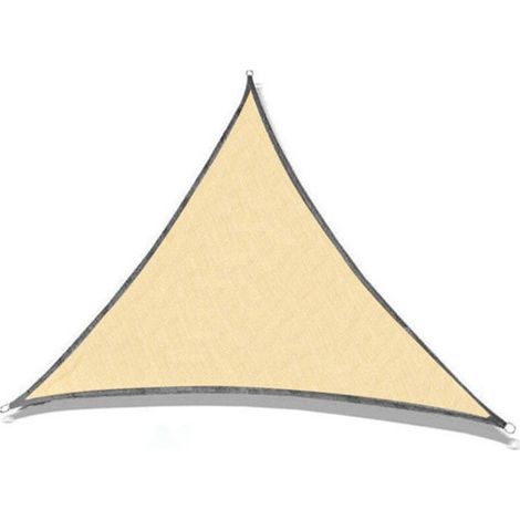 Triangular shade sail, shade cloth - outdoor patio awning - pergola - garden shade sail, 2.9 x 2.9 x 3 m (1/5)