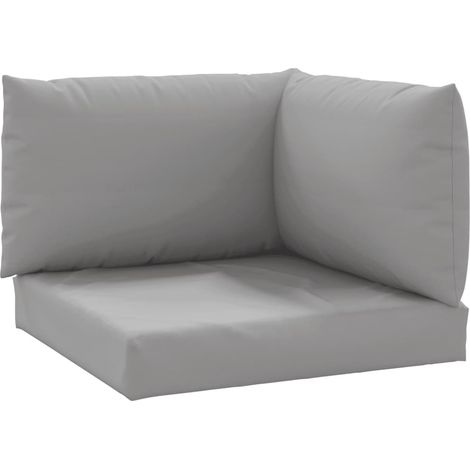 Maison Exclusive - Palettenkissen 3-tlg. Grau Oxford-Gewebe