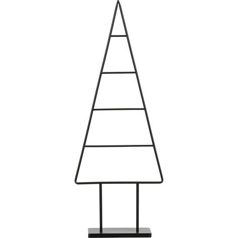 Mica Decorations Sapin de Noël décoratif Noir H90xl12xL34cm (1/3)