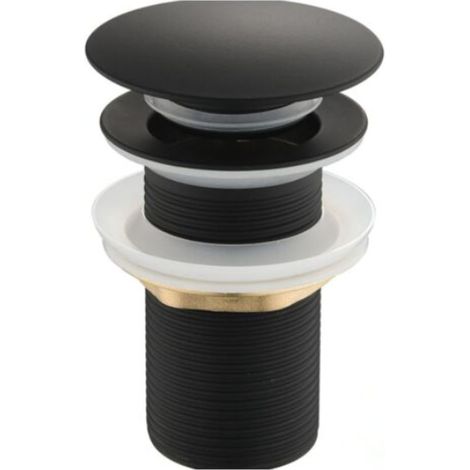 Bonde de Lavabo Pop Up, Bonde Lavabo Sans Trop Plein, Salle de Bain pour Vasque Salle de Bain avec Un Trou de 1/4" (1/5)