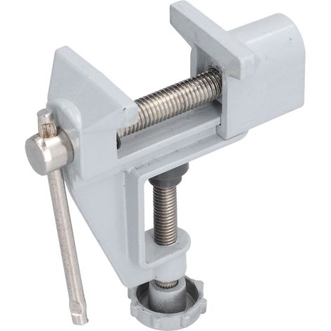 Miniatur-Tischschraubstock aus Aluminium, Heimwerkerwerkzeug, Werkbank-Spannschraubstock, Modell 5893 (1/5)