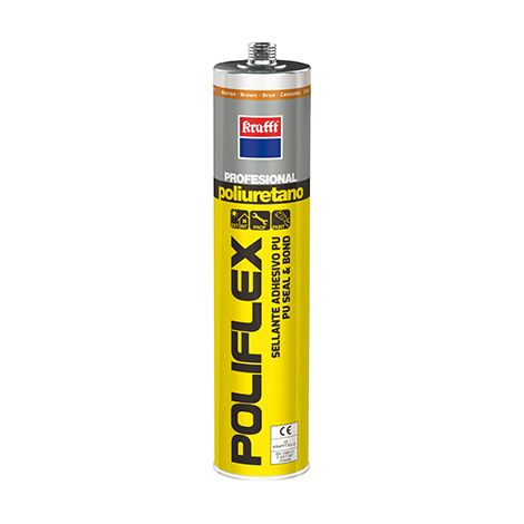 Sigillante poliuretanico marrone 50043 poliflex krafft (1/2)