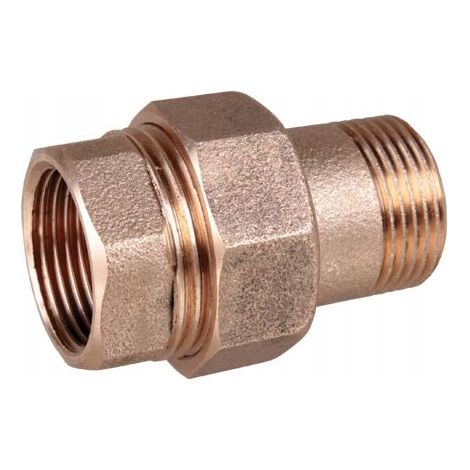 Raccordo filettato dritto in ottone con O-ring 3/4"