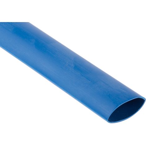 Gaine thermorétractable RS PRO, Dia. 12.7mm Bleu rétreint 2:1, 1.2m ( Prix pour Sachet de 1 )
