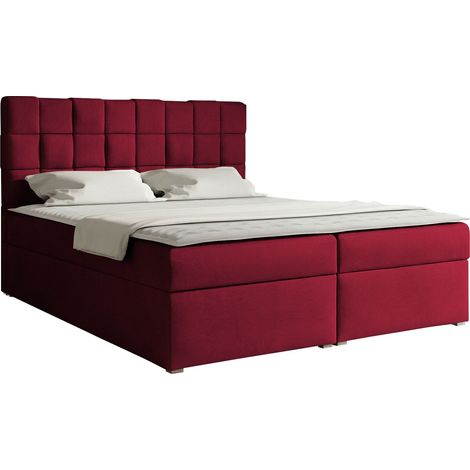 Cama continental Pomona 117, Kronos 02, Continental, Doble, 140x200, Tapiz, Somieres, 143x215x115cm (1/5)