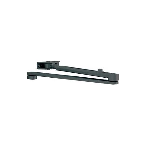BRACCIO STANDARD NERO PER CHIUDIPORTA DC140/DC120  senza fermo, nero RAL9005 (DCL1409005)    ASSA ABLOY