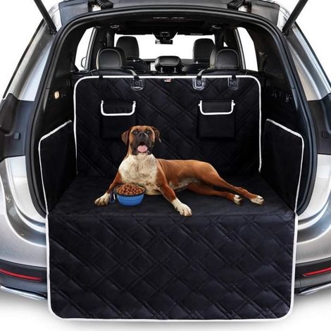 Protection Coffre Voiture Chien Universelle 185 x 103 cm Housses de Siège d'auto pour ChienImperméable & Antidérapant Couverture de (1/4)