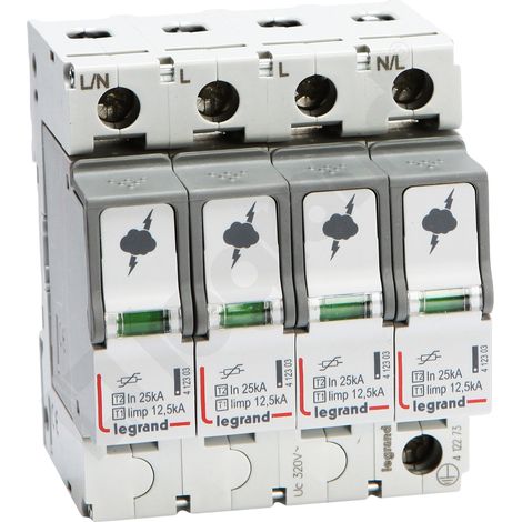 Legrand 412273 Limiteur de surtension neutre 440 V