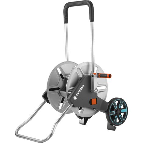 GARDENA Carrello avvolgitubo in metallo, per max 60 m di tubo CleverRoll M (18541-20)