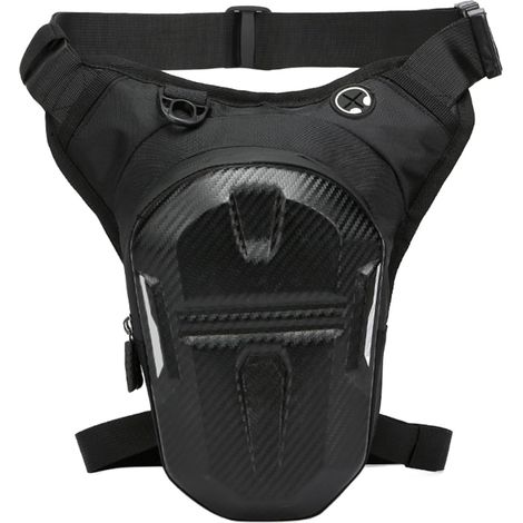 Sac De Jambe pour Motocyclette - Poche De Jambe Amovible Étanche avec (1/5)