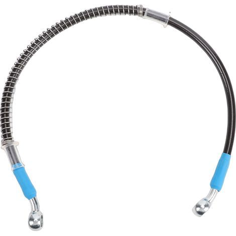Ligne de frein de moto 50cm, tuyau d'huile d'embrayage en acier tissé pour motos de course de Dirt Bike (1/5)