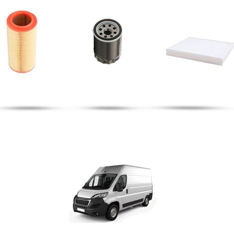 Kit tagliando 3 filtri compatibile con Peugeot Boxer III 2.2 BlueHDI 121kw dal 2019 (1/5)