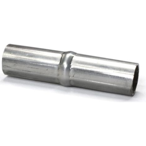 Manchon de raccordement aluminium Ø30 mm – Emboîtement parfait – Pour tubes aluminium – Naturel non anodisé – Raccord laiton – Creatube (1/6)