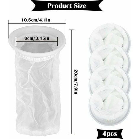 Set of 4 Rainwater Filters for 1000 Litre IBC Tanks, Made of Nylon with IBC Lid Fitting (1/5)