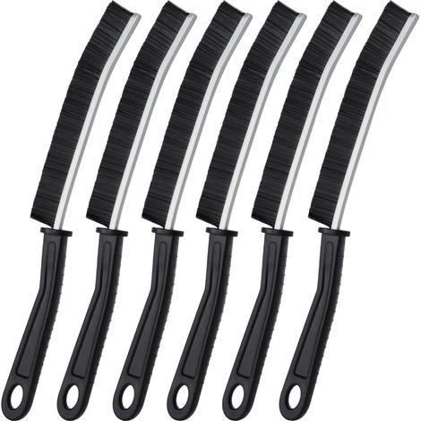 Set of 6 Multifunctional Cleaning Brushes for Bathroom, Toilet, Kitchen, Windows, Doors and Dishes (1/4)