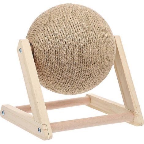 Katzenkratzspielzeug, lustiger Katzenkratzball, Sisalkratzball, Globus-Spielzeug, Katzenspielzeug
