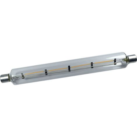Tube Led S19 à filament 7W, 240V, 790 lumens, 2700K blanc-chaud - Tibelec
